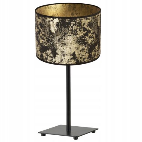 LAMPE DE TABLE GIA ABAT-JOUR MOTIF OR