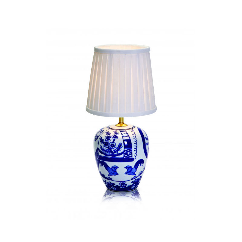 Lampe de table GÖTEBORG bleue 1 ampoule - Bleu