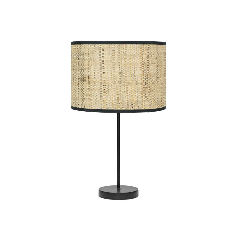natasha lampe de table haute 1xe27 noir/marron 63x30x30 cm natasha lampe de table haute 1xe27 noir/marron 63x30x30 cm
