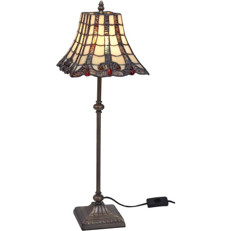Lampe de table haute Tiffany