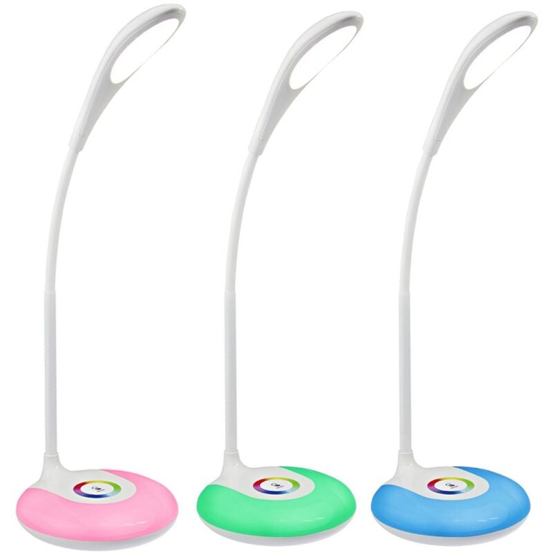 Majestic - Lampe à Poser Intelligente Lilli, Plastique, Blanc, 12,7x12,7x27,5 cm