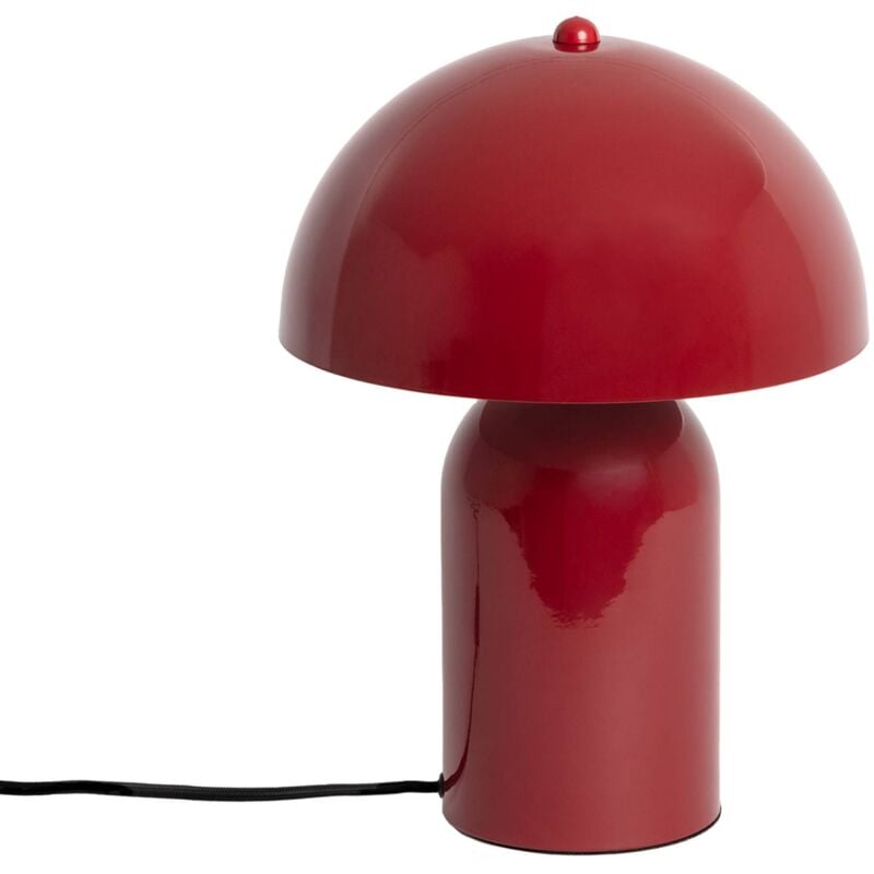 Sweeek - Lampe de table intérieur métal rouge ø 25cm Marco