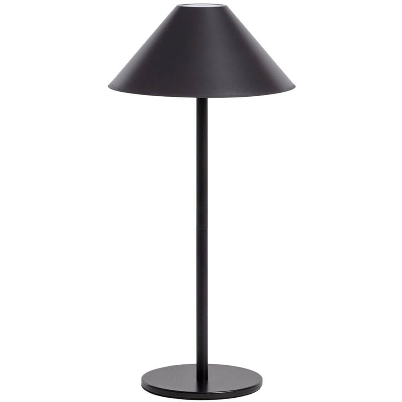 Sweeek - Lampe à poser intérieur/extérieur led sans fil rechargeable Adam noir h 135cm ø 19cm