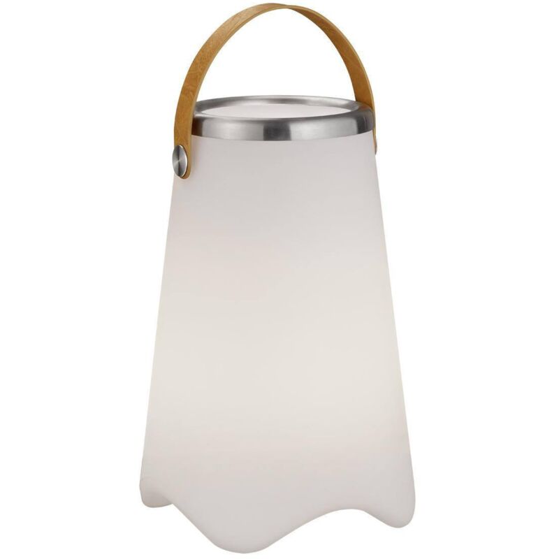 Lampe design, Lampe Jamaica seau à bouteille avec haut parleur Blanc en Plastique, trio