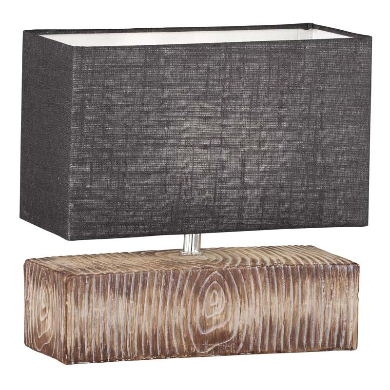 Fischer Leuchten - Lampe de table lampe d'appoint lampe de chevet lampe de bureau céramique couleur bois