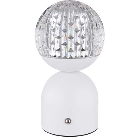 Lampe de table lampe d'appoint LED variateur tactile lampe de chambre table de chevet blanc