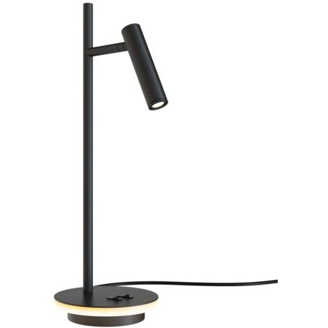 Lampe de table lampe de bureau lampe de table spot noir lampe de lecture LED mobile