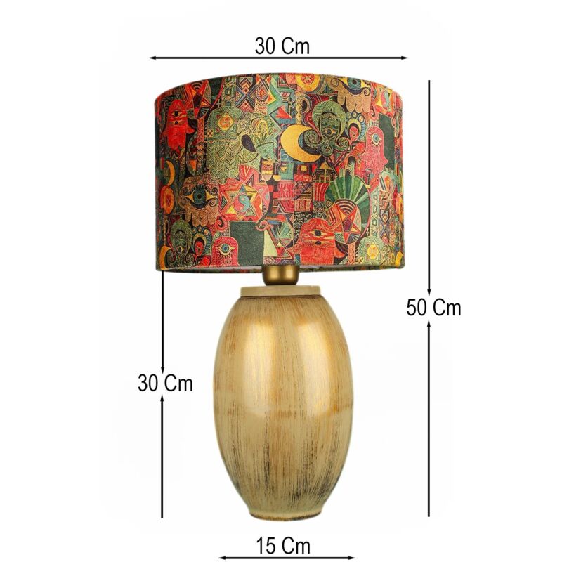 Lampe de table, lampe de chevet, lampe de salon Lamp 1 x E 27 Max 40 W Lampe de table, lampe de chevet, lampe de salon Lamp 1 x E 27 Max 40 W