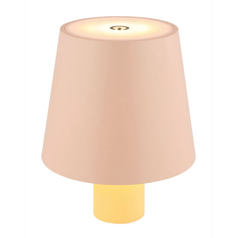 Lampe de table Lampe d'extérieur Lampe bouteille pêche LED Lampe de jardin Touchdimmer cm, 3W 130lm blanc chaud, DxH 10,6x13 cm
