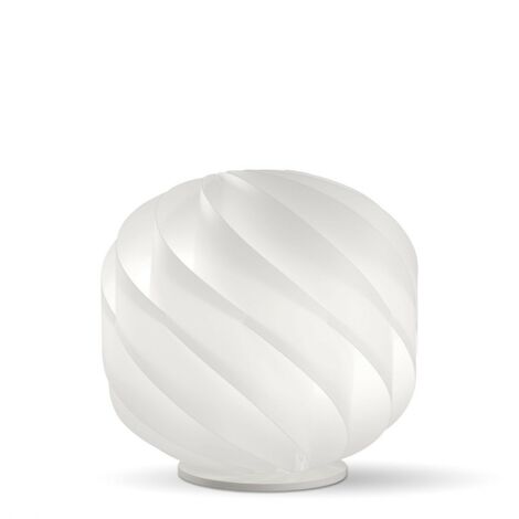 Lampe de Table LAP Blanc en Plastique Cm. 15x15h