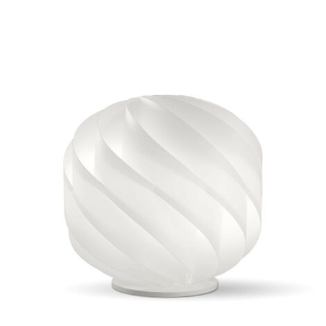Lampe de Table LAP Blanc en Plastique Cm. 25 x 24h
