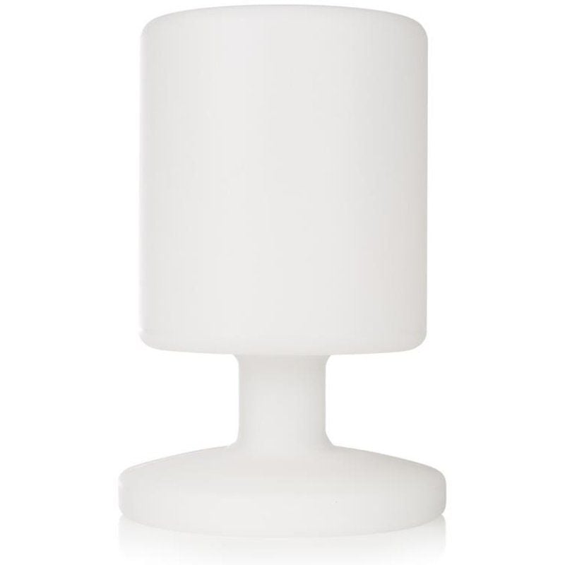 Smartwares - IDE-60067 Lampe de table led de, Lumière blanc chaud et autres 6 couleurs, Sans fil, Rechargeable en 4-6 heures, Intérieur ou extérieur,