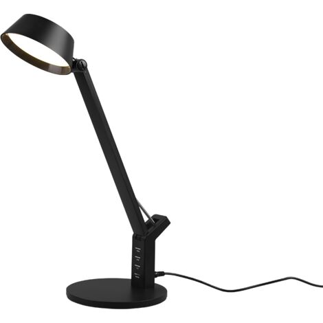 Lampe de table led 52w smd noir mat avec port usb - trio - ava 50216353 50216353 50216353 50216353 50216353 50216353 50216353