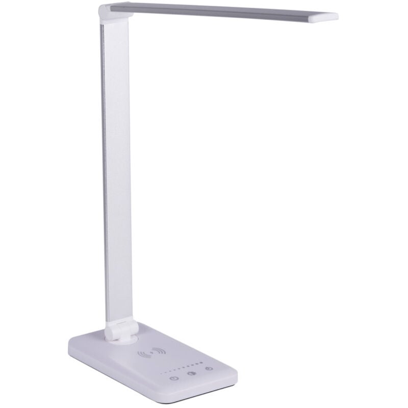 Greenice - Lampe de Table led avec Chargeur de Téléphone sans Fil 6W 420Lm cct Dimmable