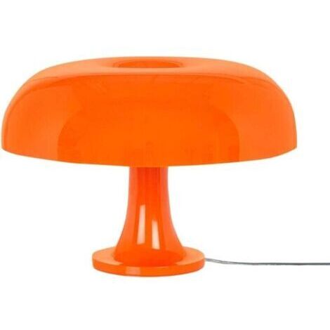 Lampe de table LED en forme de champignon, lampe simple pour la chambre (couleur : orange, dimensions : 22 cm x 33 cm)