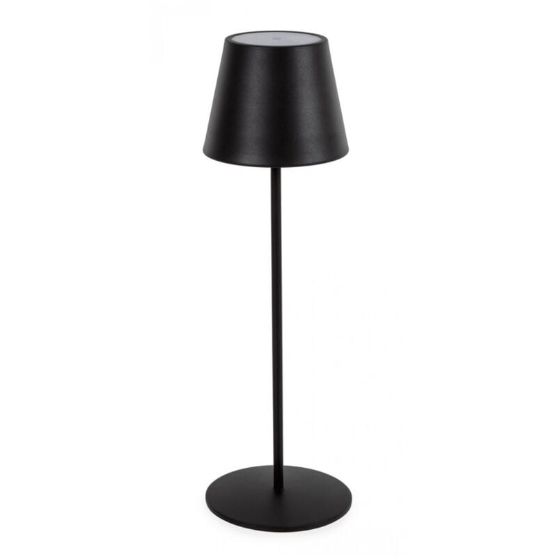 Lampe de table led Etna noire D.12 x 38h