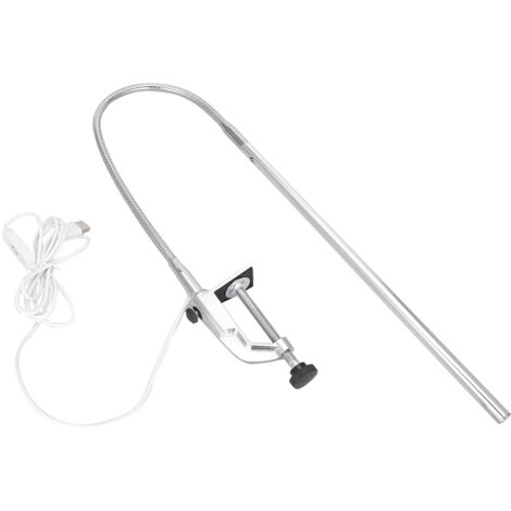 Lampe de Table LED Flexible avec Pince, Commande Tactile USB pour Manucure Tatouage Maquillage