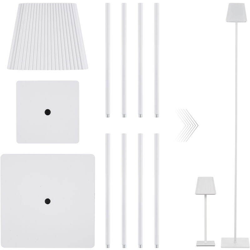 Lifcausal - Lampe de table led , lampadaire moderne avec commande tactile, veilleuse à intensité variable avec 3 températures de couleur pour salon,