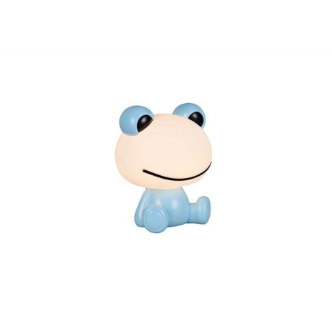 Lampe de table LED, lampe d'appoint, lampe de lecture, bleue, lampe pour enfant, fonction tactile, H 24,5 cm