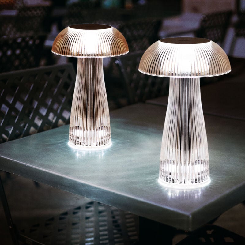 Globo - Lot de 2 lampes de table led Lampe de chevet Lampe d'appoint Lampe de couloir avec variateur tactile, batterie rechargeable Câble usb, cct