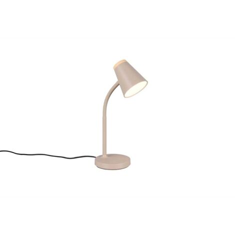 Lampe de table LED lampe de lecture lampe de bureau beige chaud flexible H 36 cm