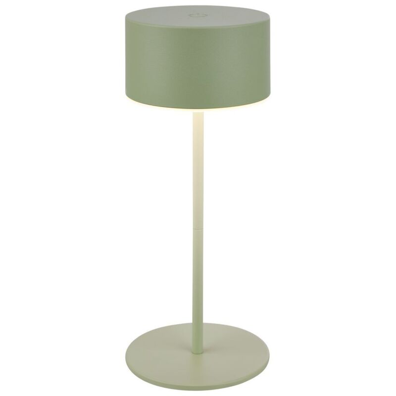 BRILONER Sage Green 2.6W Rechargeable Dimmable Touch LED Table Lamp