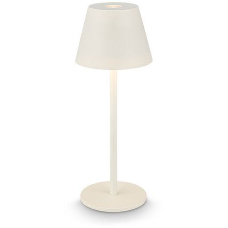 BRILONER Mini Table Lamp Rechargeable LED Desk Light Cordless 14, 2cm White
