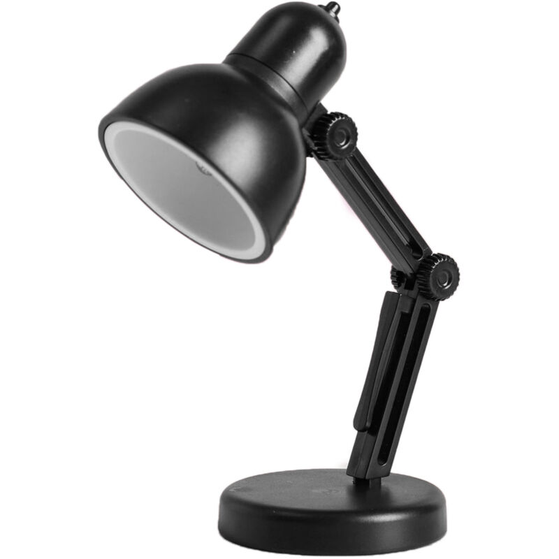 Lampe de Table LED Pliable avec Base Magnétique Détachable, Lumière d'Appoint Réglable pour Bureau et Lecture, Noir
