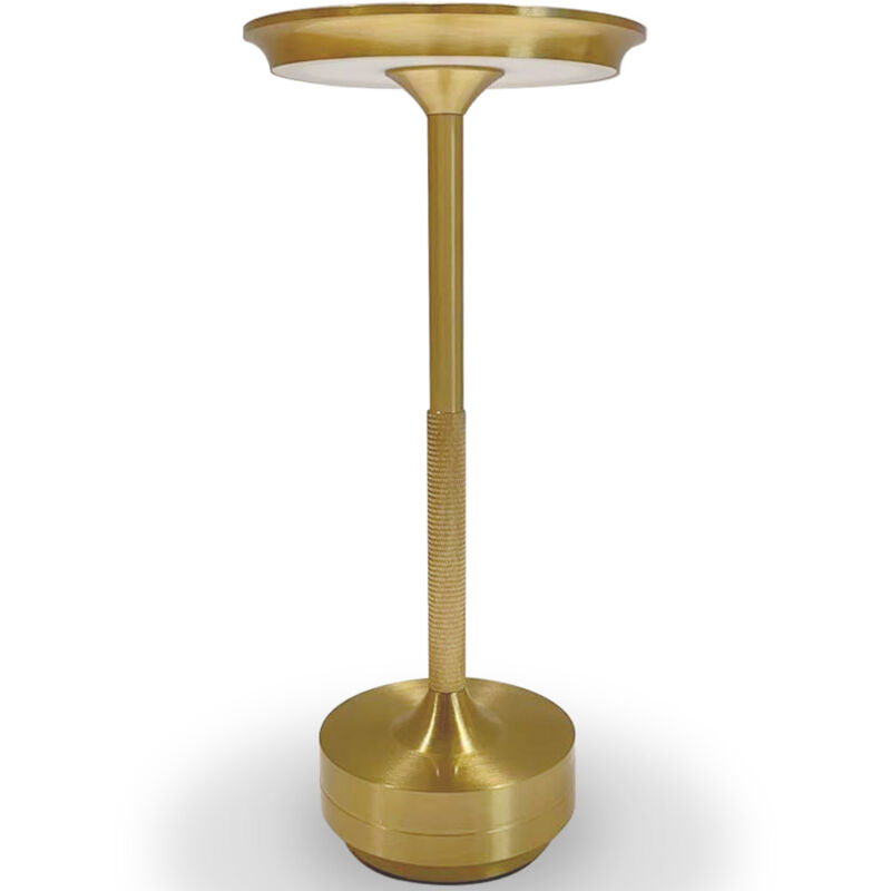Lampe de table LED portable – rechargeable par USB – Yurea Doré Lampe de table LED portable – rechargeable par USB – Yurea Doré