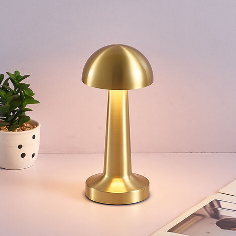 Lampe de table en forme de champignon en verre peint – Série végétale en  verre teinté – Lampe de chevet décorative en résine pour chambre à coucher