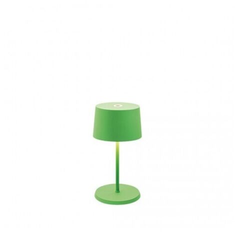 Lampe de table LED rechargeable et dimmable Olivia pro mini vert pomme