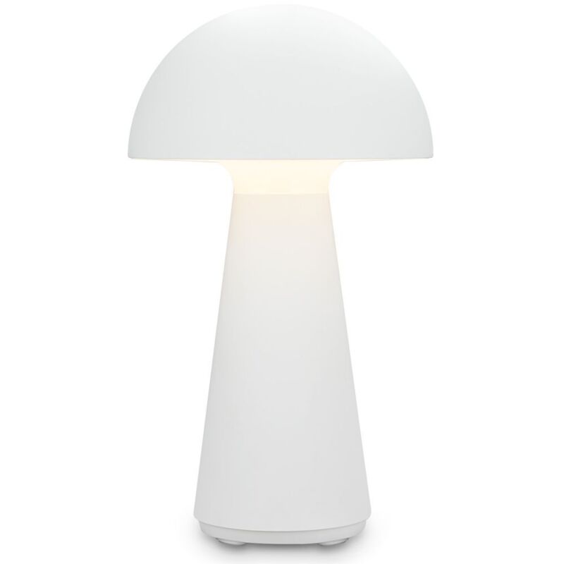 Briloner - Lampe de table led rechargeable Lampe de table pour intérieur extérieur jardin usb IP44 blanc champignon Briloner - Lampe de table led rechargeable Lampe de table pour intérieur extérieur jardin usb IP44 blanc champignon