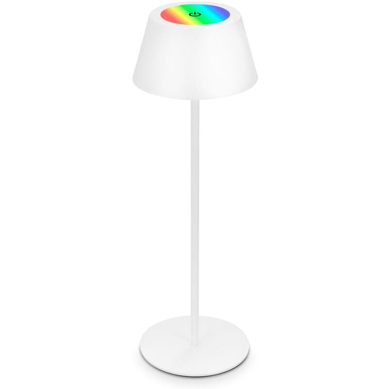 Brilo - Lampe de table led rechargeable Lampe de table r glable en hauteur IP44 blanc rgb int rieur ext rieur