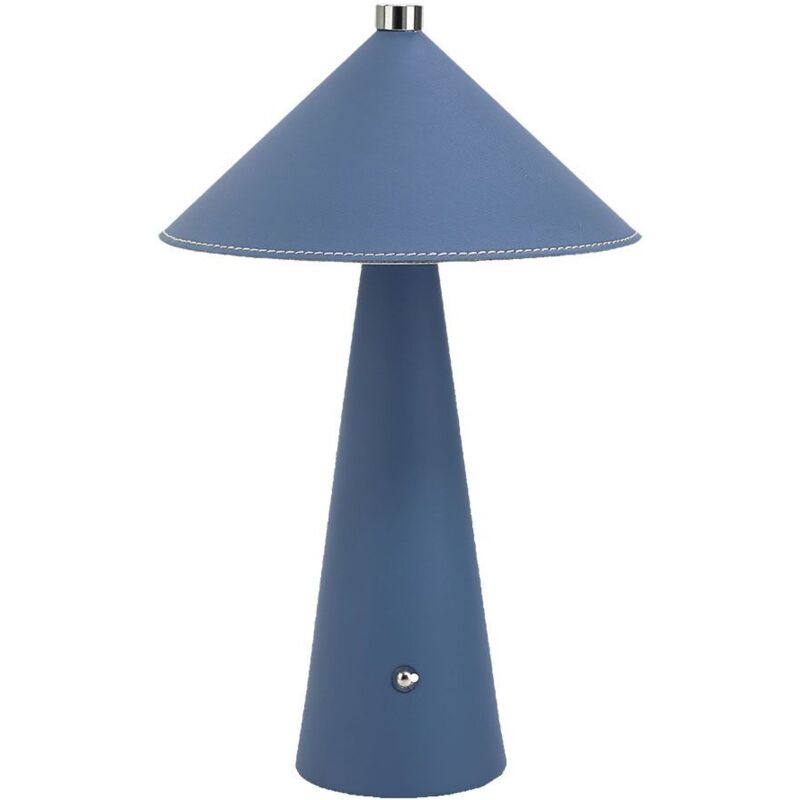 V-tac - Lampe de table rechargeable - IP20 - Bleu - 3W - 240 Lumens - 3IN1