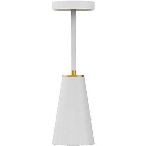 Lampe de table LED sans fil à intensité variable, étanche IP54, 3 températures de couleur, commande tactile, métal + boîtier en PC, pour l'intérieur et l'extérieur, table à manger, table
