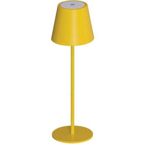 Lampe de table LED sans fil INITA jaune Kanlux IP54