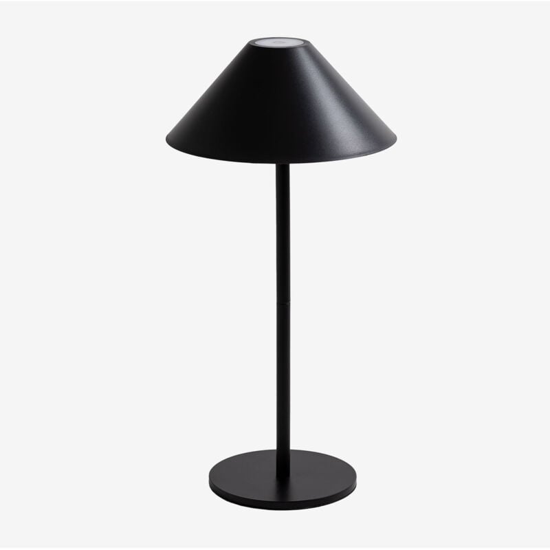 Sklum - Lampe de table led sans fil Nebida Noir