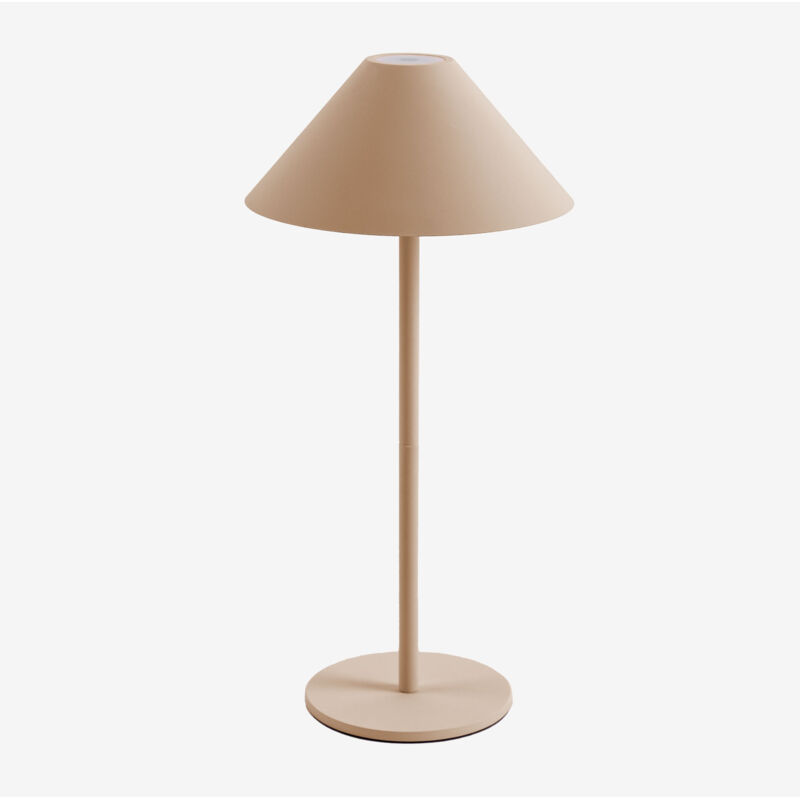 Sklum - Lampe de table led sans fil Nebida Beige Lin Sklum - Lampe de table led sans fil Nebida Beige Lin