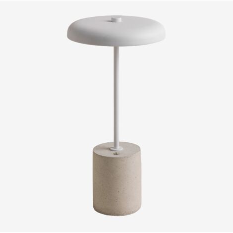 Lampe de table LED sans fil pour extérieur Tamila SKLUM Blanc