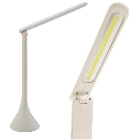 Lampe De Table Led Tactile, Portable Et Pliable, Protection Oculaire, Cob, Chargement Usb