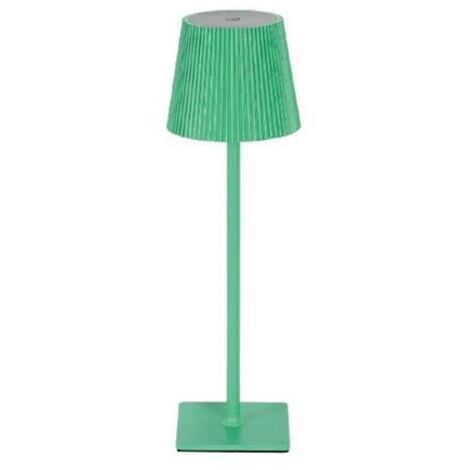 LAMPE DE TABLE LED TACTILE RECHARGEABLE MODERNE BAR HÔTEL RESTAURANT VERT CLAIR