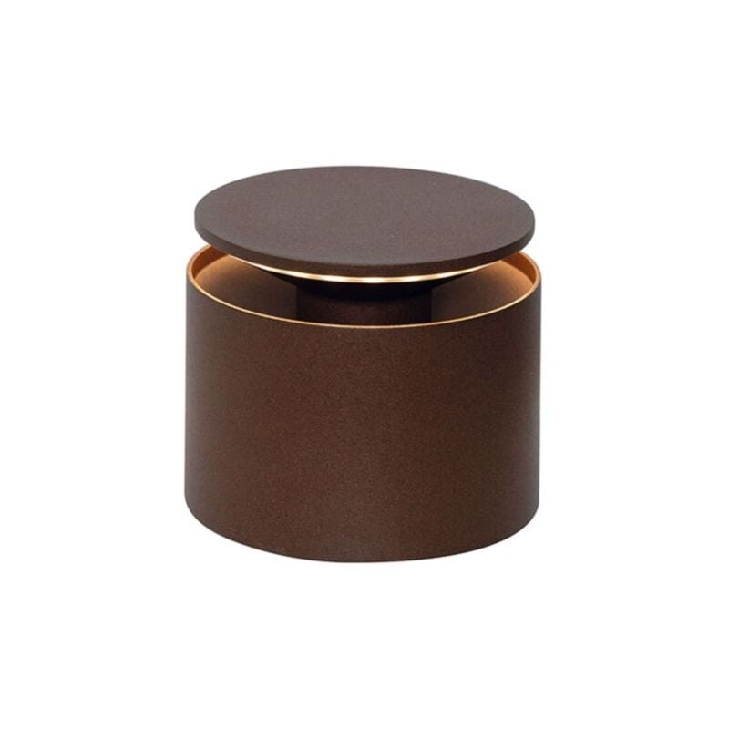 Zafferano - Lampe de table led Push Up Corten portable et rechargeable