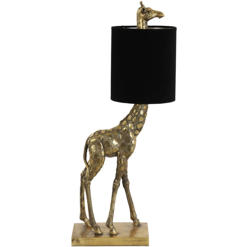 Light&living - lampe de table - Giraffe - noir - plastique -