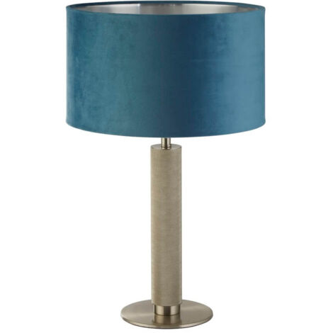 Lampe de table London or avec nuance bleue - EU65721TE