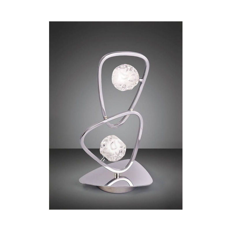 Lampe de Table Lux 2 Ampoules G9, chrome poli - Chrome