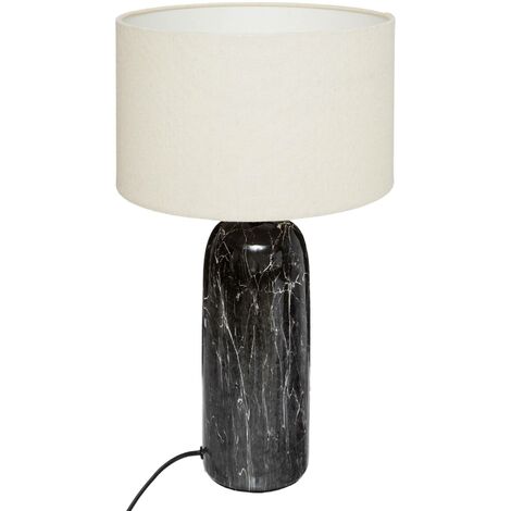 Lampe Cyld Mapu Noir et Blanc H 48 - Atmosphera créateur d'intérieur