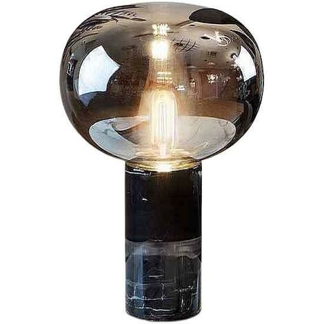 Lampe de table marbre FUNGI noir 1 lumière SCHULLER