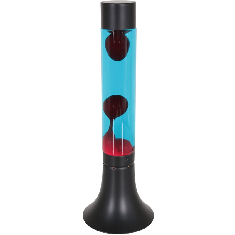 Mexlite - lampe de table - Volcan - noir - verre métal - Ø 14cm -