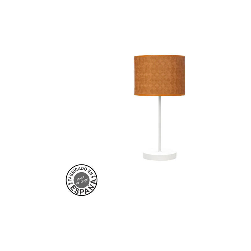 Fabrilamp - Lampe de table Fashion 1xe14 blanc/orange 42x17x17cm