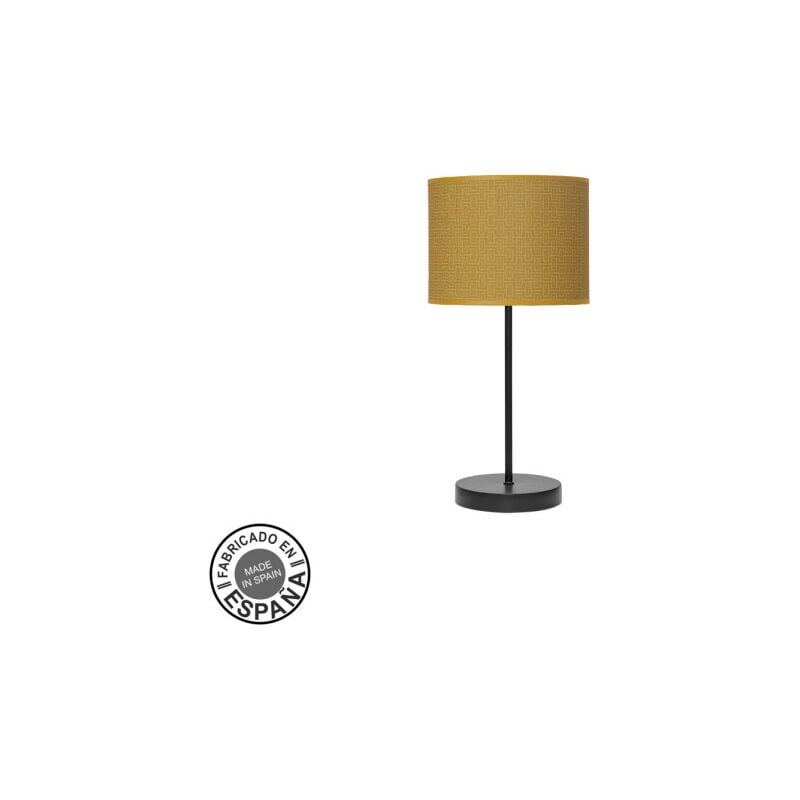Fabrilamp - Lampe de table Fashion 1xe14 noir/jaune 42x17x17cm